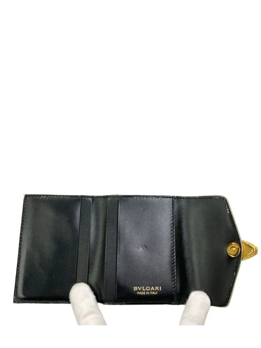 Bvlgari Trifold Wallet Serpenti